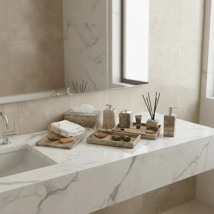 Bathroom Marble Countertops - Image 5